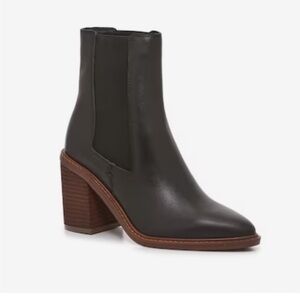 Crown Vintage Black Heeled Boots